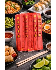 Bambus Essstäbchen, 100St.