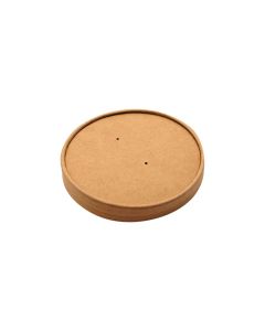 Deckel braun Kraft für Soup ToGo, 25St.