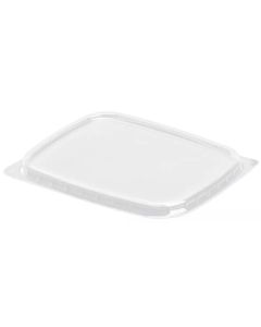Deckel f.PP-Becher eckig transparent, 108x82mm, 100St.