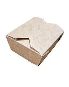 Burger/ Food Box Papier braun eckig 500ml, 11x9x5cm, 50St