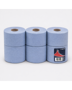 Handtuchrolle Blau, 2Lg., 6Rol.