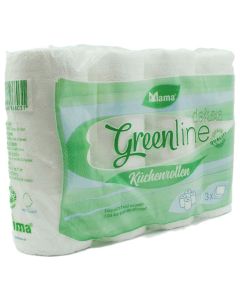 Küchenrolle Green Line weiß 3lg. ,32Rol.