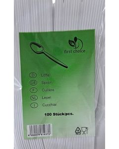 Plastik-Eßlöffel 100St