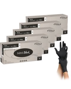 Nitril Handschuhe Schwarz Gr.L 100St. Packung