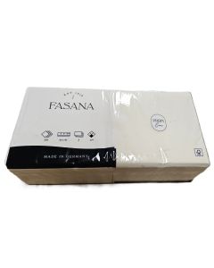 Zelltuch-Servietten 40x40cm,3 lagig. 1/4F cream, 250St.
