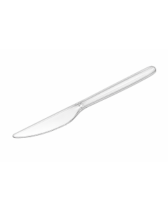 Messer transparent 180mm, Mehrweg Plastik, 100St.