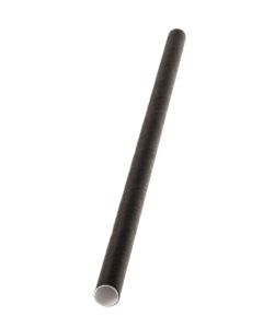 Trinkhalme aus Papier, schwarz 6x210mm, 250St.