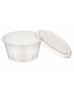 Feinkostbecher 30ml. mit Deckel 500St.