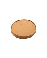 Deckel braun Kraft für Soup ToGo, 25St.