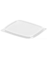 Deckel f.PP-Becher eckig transparent, 108x82mm, 100St.
