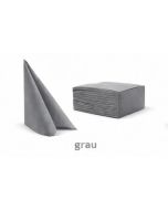 Zelltuch-Servietten Grau 40x40cm,3lag 1/4F , 125St.