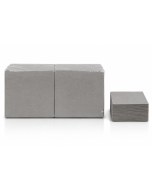 Coctail-Servietten 24x24cm,3lg Granit grey, 250St.